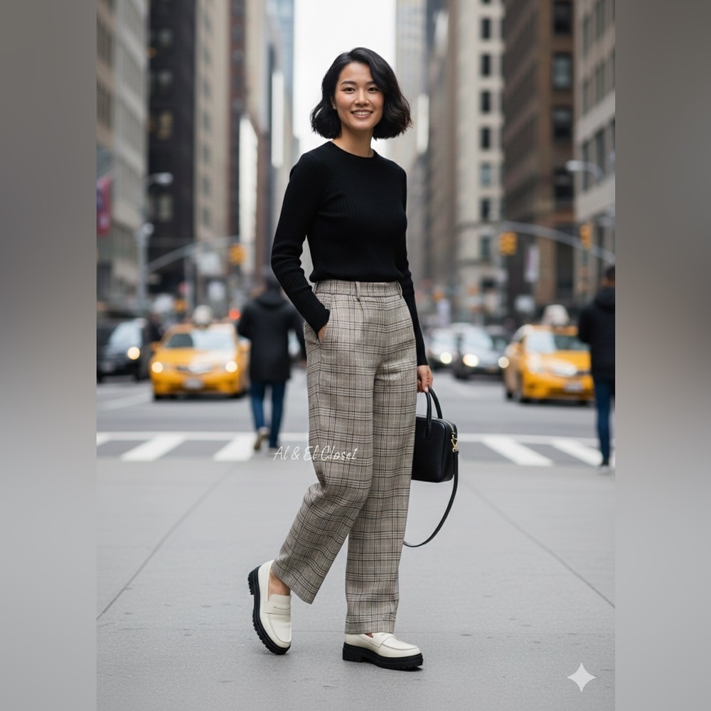 Quince Italian Leather Lug Sole Loafers Bone Ivory Platform Shoes Size 7 NWB - Picture 3 of 10